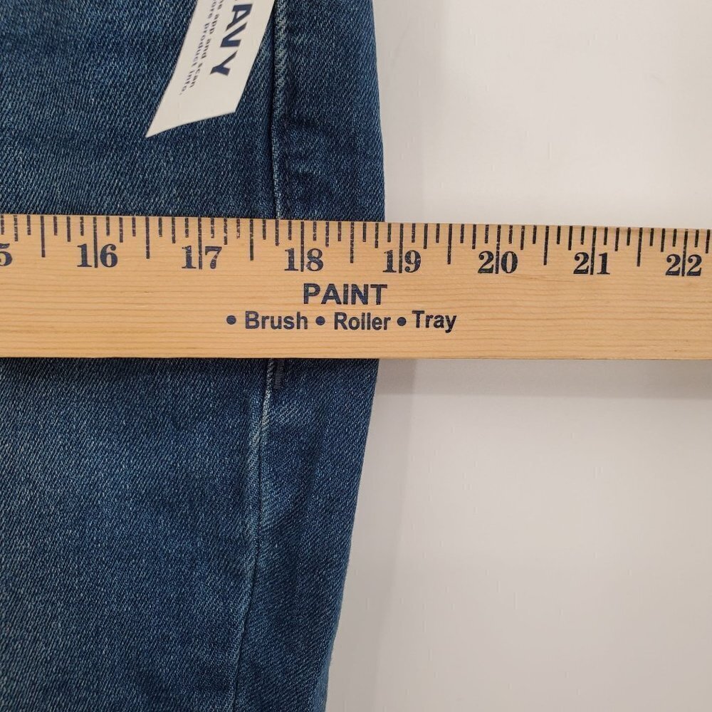 Old Navy High Rise Wow Super Skinny Denim Jeans Women Size 14 Short NWT Stretch - Picture 13 of 15